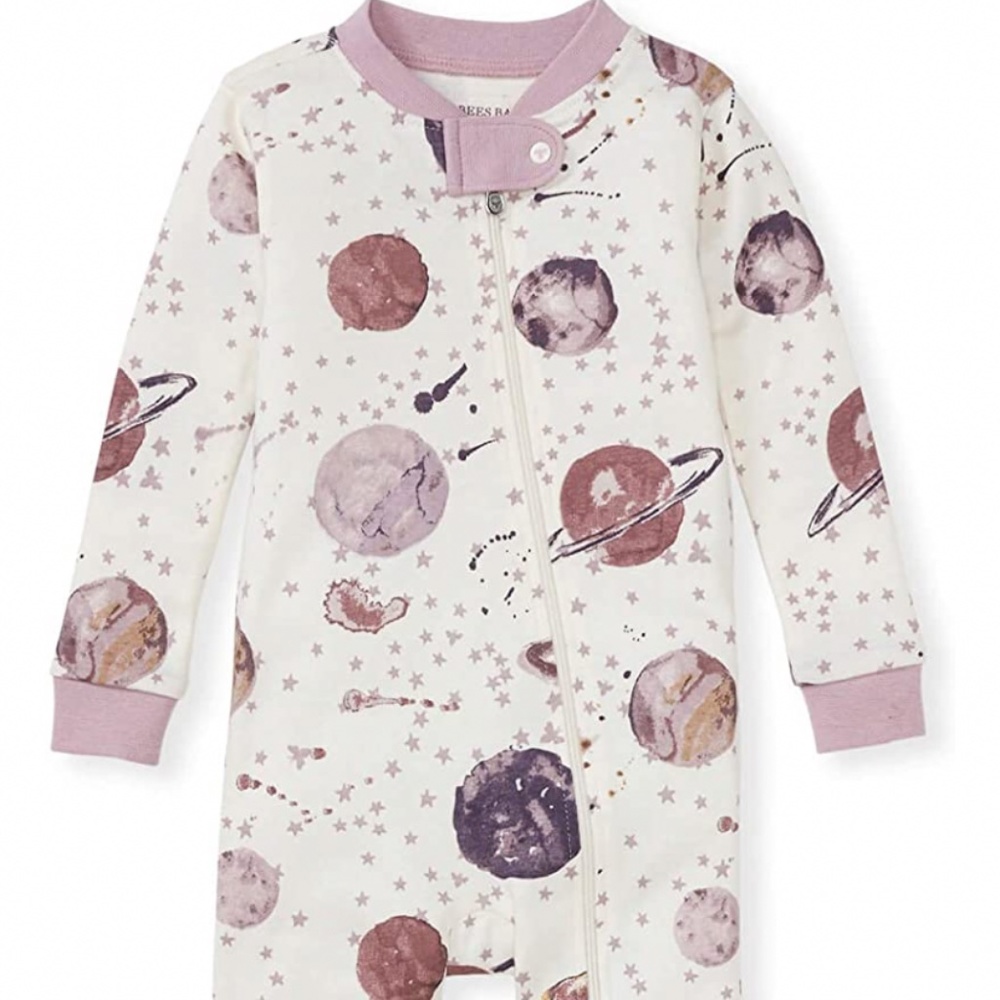 Onesie pajamas Burt’s Bees Starry Galaxy 18 mo